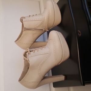 Charlotte Russe Platform Lace Ups